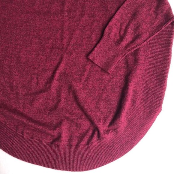 Express 3/4 Sleeve Burgundy Sweater - Picture 11 of 16